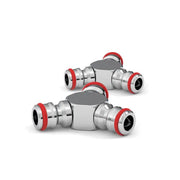 Raccordo portagomma 3 vie - 2 pezzi - INGENIUS SYSTEM