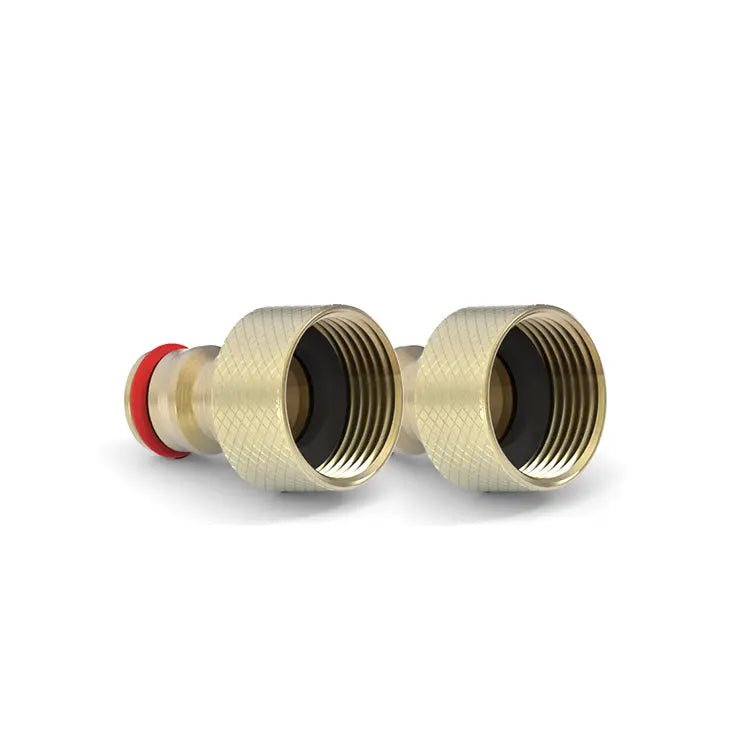 Raccordo tubo portagomma zigrinato - 2 pezzi - INGENIUS SYSTEM